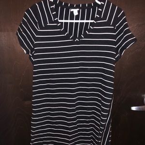 striped tshirt dress!!